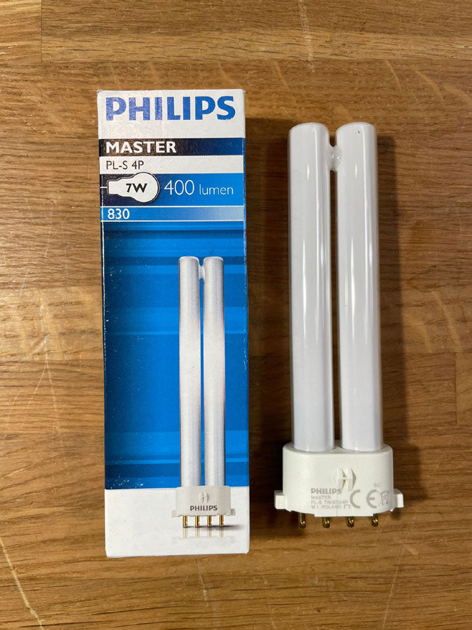 3 stuks - Philips MASTER PL-S 7W 830 4P 8711500260734 – DBL